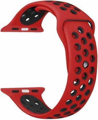 Image of TechMount Silicone Luxury Dotted Sports Watch Band Strap Compatible with Apple Watch Straps 42mm 44mm 45mm 46mm 49mm iWatch Ultra & SE & Series 8 /7 /6 /5 /4 /3 /2 /1 Breathable Replacement Strap