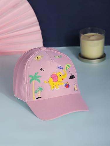 Image of PASSION PETALS Summer Dino Rockstar Baseball Cap for Kids Boys and Girls 2-4Years