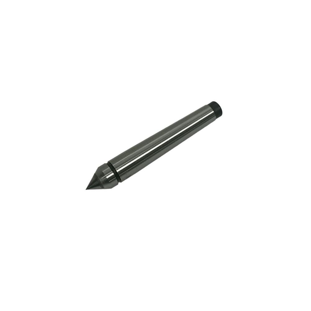 DBMIMPORTERS 60 Degree Point Live Center 1 MT Carbide Tipped Morse Taper Solid Dead Center
