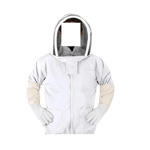Combinaison d'apiculture veste anti piqûre avec voile et cagoule pour manipuler les ruches