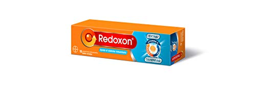 REDOXON Vitamina C Extra Defensas Complemento Alimenticio con Vitamina D y Zinc, Ayuda al Sistema Inmunitario, Sabor Naranja, 15 Comprimidos Efervescentes