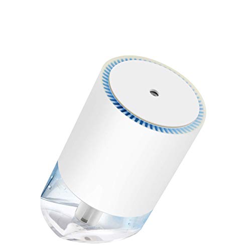 ARKTEK Small Humidifier, 350ml Mini Cool Mist Humidifier with Night Light, 2 Spray Modes, Whisper-Quiet Operation, Auto-Off, USB Desktop humidifier for car, Babies Room, Office, Home