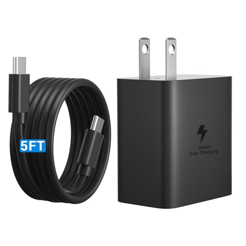 45W Super Fast Charger USB C Wall Charger Block for Samsung Galaxy S24 Ultra/S24+/S24/S23 Ultra/S23/S23+/S22 Ultra/S22+/S22/Note 10 Plus/Note 20/S20/S21/S10,Galaxy Tab S7/S8,PPS Charger