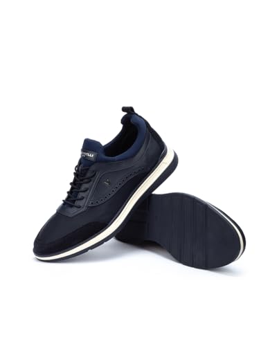Martinelli Para Hombre. 1606-2733X1 Zapatillas De Piel Walden Marino (42), Plano, Cordones, Casual - 5