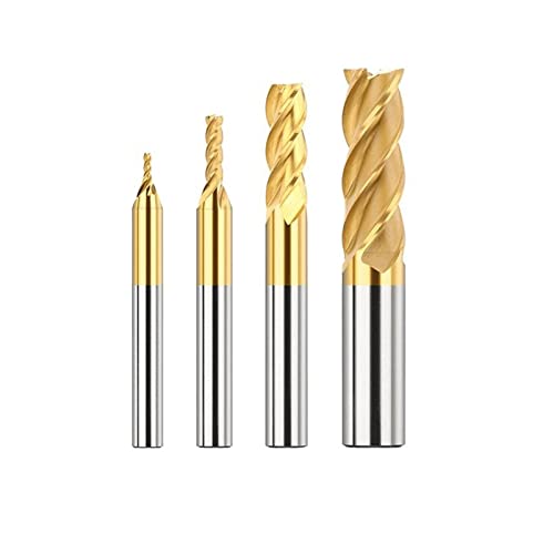 Lsdlouyaqng TiN HSS Schaftfräser Set