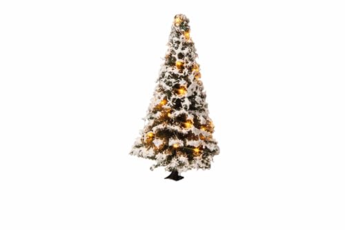 NOCH® Beleuchteter Weihnachtsbaum, mit 20 LEDs verschneit, 8 cm hoch...