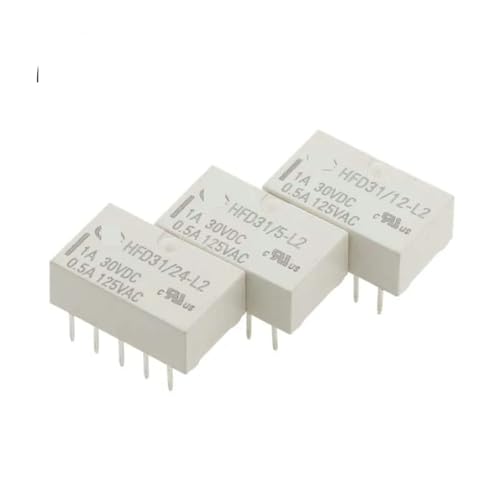 Relé HFD31/12-L2S DIP SMT mini componentes de 10 pines 1A lote de 5 piezas 2