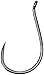 Gamakatsu 75412 High Carbon Steel Octopus Barbless Hook, Black Finish
