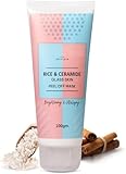 Máscara de cristal coreano NN de arroz y ceramida, 100 g, para una piel impecable y un tono de piel radiante, sin parabenos,