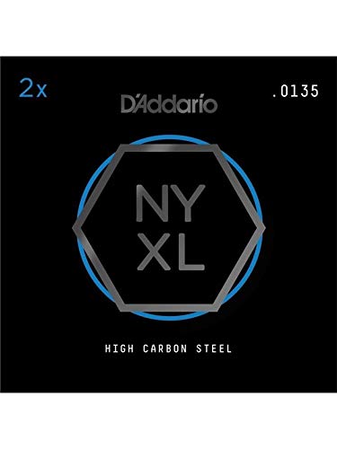 D’Addario NYPL0135 Corde pour guitare (Pack de 2) – Tirant .0135 - Les Beatles, Paul McCartney, John Lennon, RIngo Starr, George Harrison D'Addario NYPL0135 Corde pour guitare (Pack de 2) - Tirant .0135