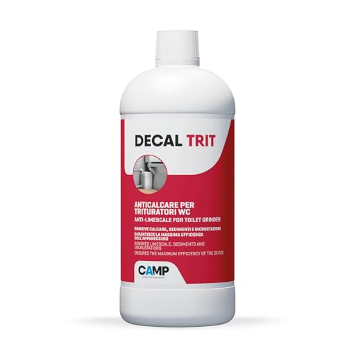 Camp decal Trit, Détartrant Anticalcaire Professionnel Spécifique pour les Broyeurs et Drains de Toilette , 1 l