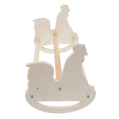 Hen Shaped Swing Rack for Chickens Durable Lightweight Pet Supply for Poultry Play and Comfort Chicken Perch for and Brooders for Parrots and Chicks