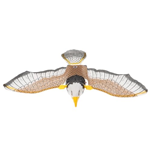 GLSTOY 吊り下げライン付き電動羽ばたくイーグルおもちゃ 向け音楽 ライト搭載 飛行シミュレーション遊具 耐久性 で長使用可能 楽しく