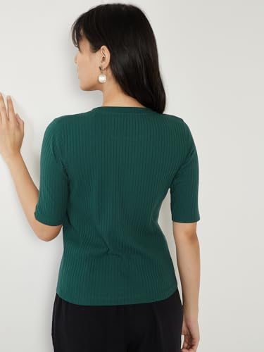 Image of Max Plus Size Women Ribbed T-Shirt