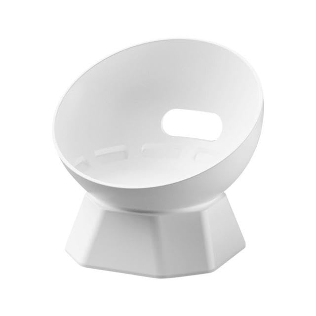 Soporte de Mesa para Echo Dot (4ª 5ª Generación), Base de sobremesa para Altavoces Bluetooth Inteligentes para el hogar y la Oficina (Blanco)