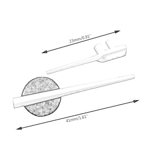 Puco Motorrad Armaturenbrett Kilometerzähler ZeigerInstrument Tachonadel Kompatibel für ZR1100 XJR40 CBR CB400 VTR250 ZRX4000 Tachostifte