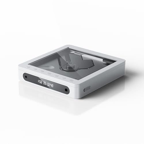 FiiO DM13 Multifunctional Portable Stereo CD Player with Long-Lasting Battery, Supports USB Ripping, Optical/coaxial/3.5mm/4.4mm outputs (Skylight Bluetooth)