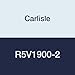 Carlisle R5V1900-2 Rubber Wedge-Band Wrapped-Molded Banded Belts, 191.1" Length, 5/8" Width, 7/8" Thickness, 4.9 lb.