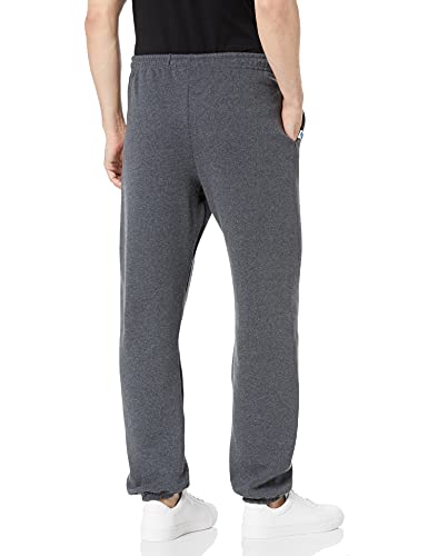 Russell Athletic Men's Dri-Power Closed-Bottom Fleece Pocket Pant - X-Large - Black Heather #TOP1