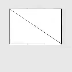 Tela de projetor 16:9 branca anti-luz moldura preta de 84-150 polegadas com furo metal home theater(100 polegadas-1 und)