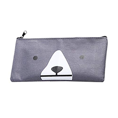 Preisvergleich Produktbild Briefpapier Cartoon Einfache Leinwand Federmäppchen - Deep Grey