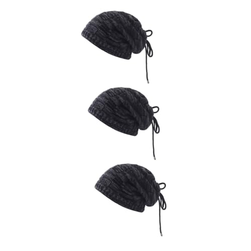 Bonnet tricoté chaud unisexe pour sorties outdoor et balades quotidiennes en hiver