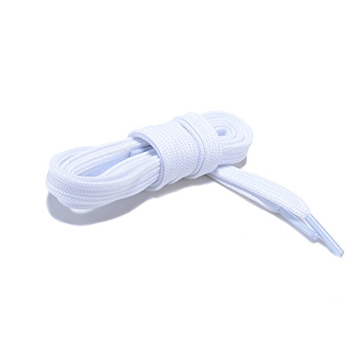 image for AOMIDI Flat Shoelaces Wide Shoes Lace 2 Pairs Wide Shoelaces Hollow Th