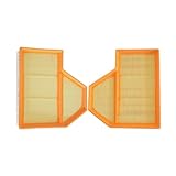 2PCS Car Engine Air Filters Compatible For BMW5 (E60) M5 2004-2009/5 Touring (E61) M5 2010 BMW 6