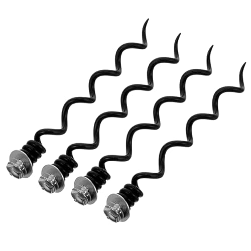 MOLUCKFU Wine Opener Kit 4pcs Spiral Bit Replacement Metal Spiral for Repairing