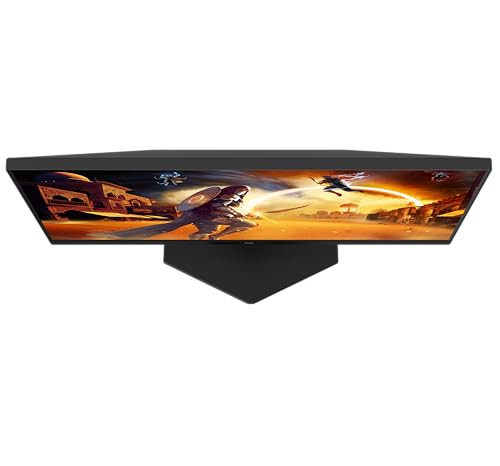 Image of AOC 27G4 27 inch Gaming Monitor FHD Fast IPS, 180Hz Refresh Rate, Wide Color Gamut-sRGB 126%, HDR10, 1.0ms MPRT, G-Sync Compatible, HDMI 2.0and Display Port for Gaming, Height Adjustable Stand