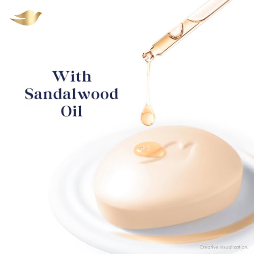 Dove Serum Bar | with Sandalwood Oil | Sandal Glow | 375g (125g x 3)