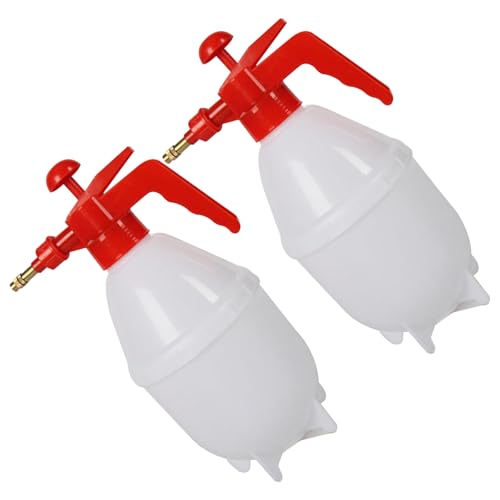 Hemobllo Spruzzatore per Annaffiare i Fiori Portatile 0,8, 2 Pezzi, Nebulizzatore Regolabile per Irrigazione Piante in Vaso, Flaconi Spray a Pressione per Giardinaggio Interno ed Esterno