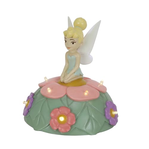 Bedtime Originals Tinker Bell Table Top Light - Pink, Green, Disney, Garden