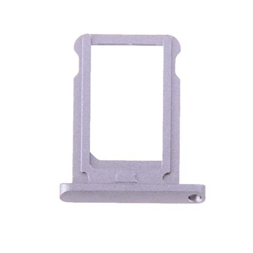 Reparación de teléfonos y Piezas de Repuesto Bandeja de Tarjeta Nano SIM for iPad Mini 4 (Wi Fi + Celular) (Gris) (Color : Silver)