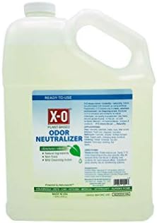 X-O Odor  Commercial Strength Ready-to-Use Odor Eliminator, Neutralizer, Deodorizer  Plant-Based Multi-Purpose Odor Eliminator  Safe for Pets & Children  Scent & Fragrance Free - 1 Gallon, 1 Pack