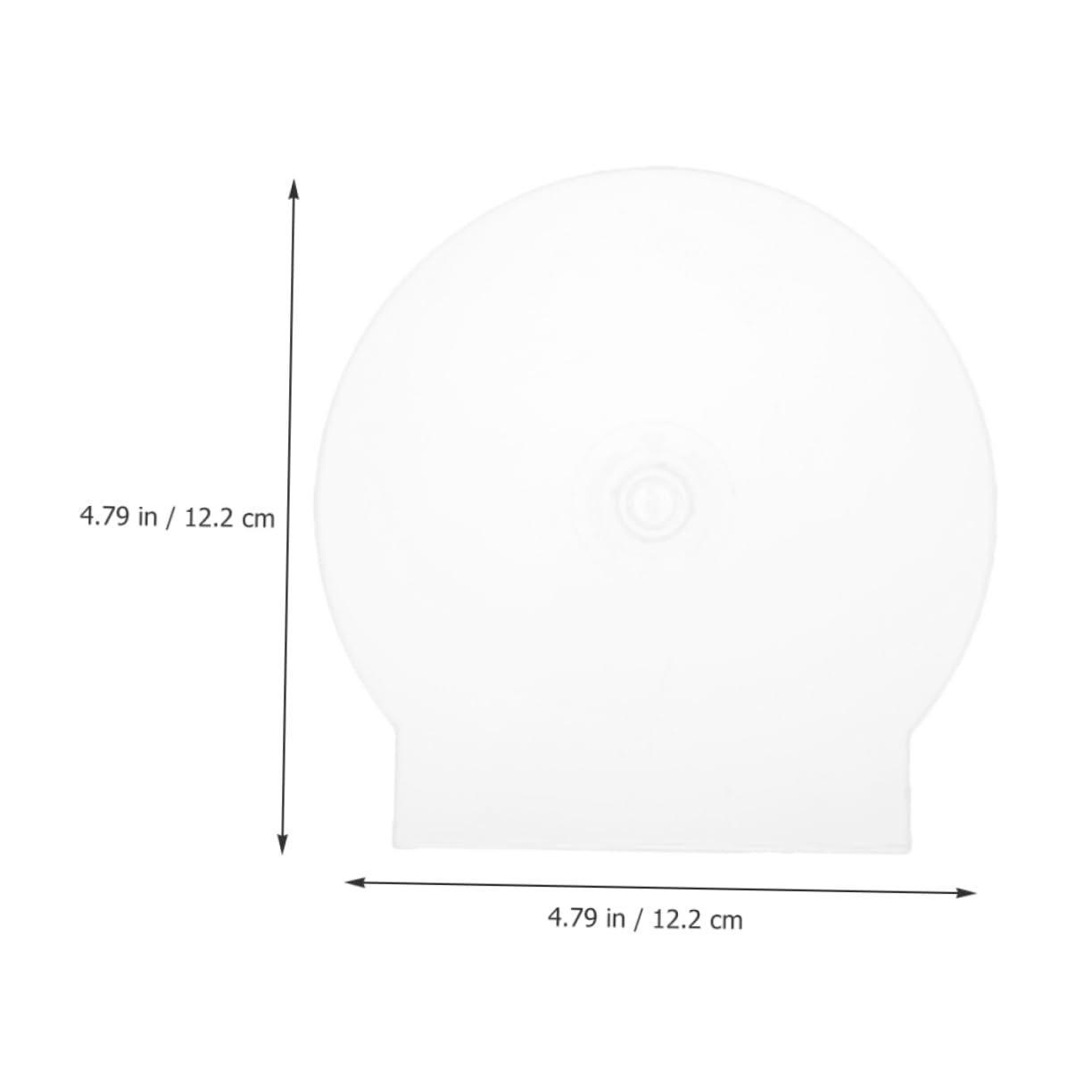 LIFKOME 50 Pezzi Custodie Porta Cd Trasparenti in Plastica Rigida Custodie Porta Dvd Singoli Antigraffio Leggere Per Viaggi Auto e Casa