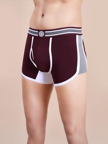 Image of RUPA Colors Mens Premium Sporty Front Open Mini Trunks| Breathable Fabric | Super Stretchable | Pack of 2
