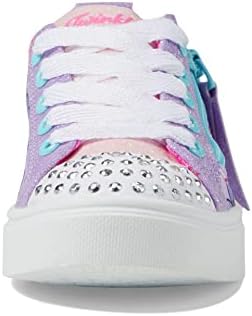 Skechers Kids Girls Twinkle Sparks-Flying Heart Sneaker, Lavender/Multi, 12.5 Little Kid | Image 5