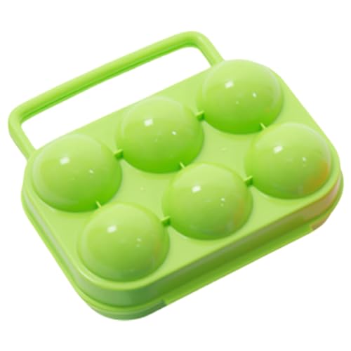 Caja de huevos portátil: Caja de almacenamiento de huevos para y senderismo, herramienta de cocina al aire libre | Controlador de huevos de viaje conveniente para picnic, refrigerador y aventu