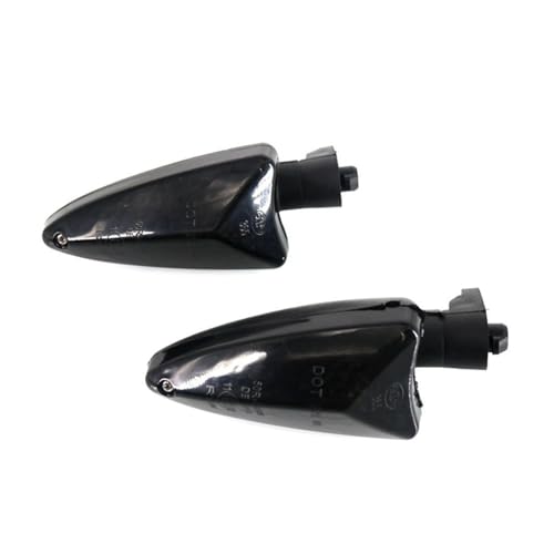 Fuicotto Indikatoren Motorrad Kompatibel Mit Aprilia Für SXV 550 2008–2010 SL 750 Shiver 2007–2014 Motorrad-Blinker-Kontrollleuchte Blinkerlampe(Black 105mm)