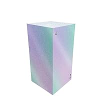 Glossy Glitter Gaming Skin Compatible with Microsoft Xbox Series X Digital Edition - Cotton Candy - Premium 3M Vinyl Protective Wrap Decal Cover - Easy to Apply | Crafted in The USA by MightySkins