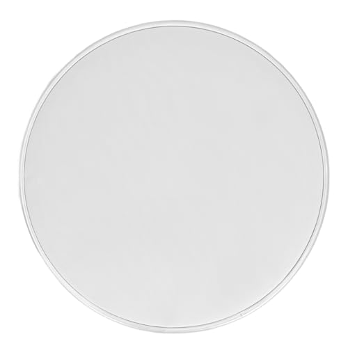 Restokki Drum Head 10 Inch Reticulate White Color Sound Deadening Metal Polyester Film Snare Drum Head