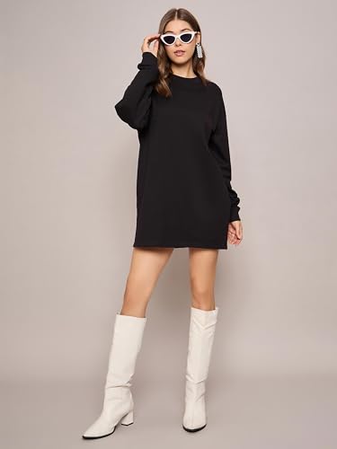 Image of Sassafras Women Oversized Sweat Dress