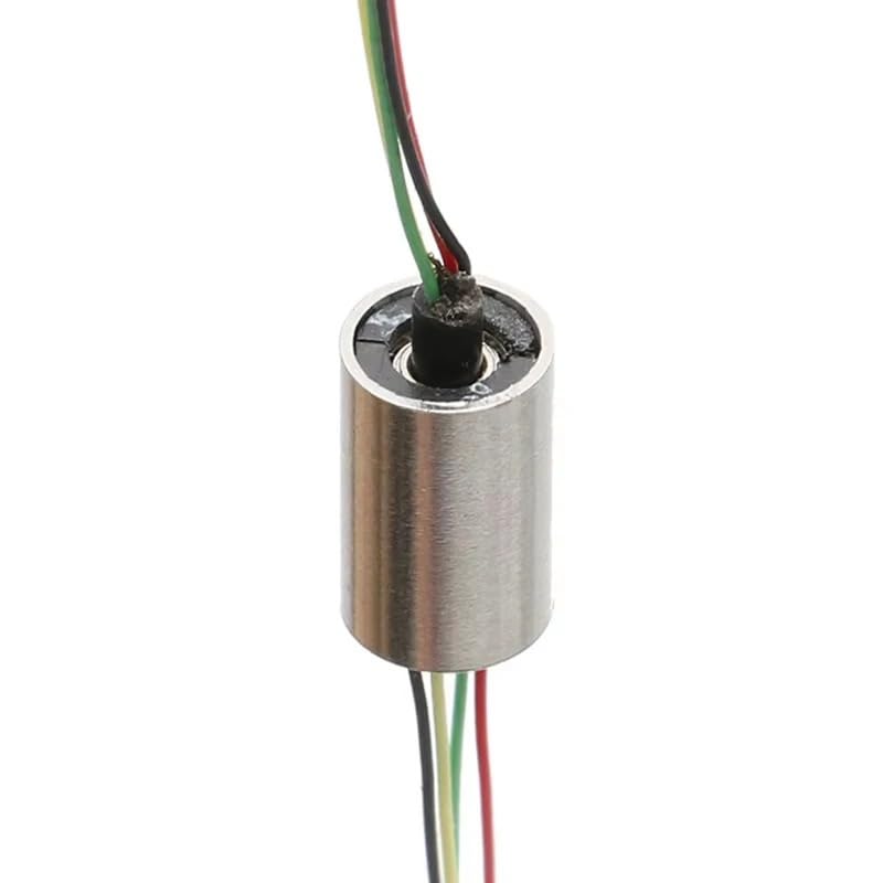 OD 5.5mm 6mm 7.8mm metalowy pierścień ślizgowy obrót o 360 stopni elektryczny pierścień ślizgowy złącze obrotowe do wizualnego łowienia kotwic(Dia. 6mm 4CH)