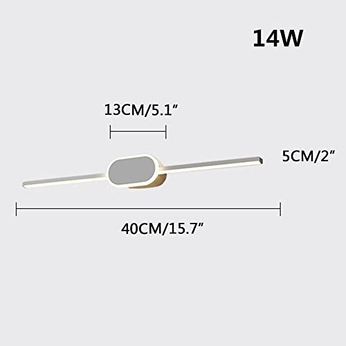 Lampe murale FEDIMA blanc 40cm idéal près du lit ou au-dessus d'une commode - 2