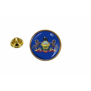 Akachafactory Pin pin pin plug USA Pennsylvania rond