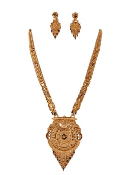 S.A FASHIONS Stylish Gold Har with Earrings for Women, Traditional Jewellery (Y121) (B0DDGV4YDL) Amazon Price History, Amazon Price Tracker