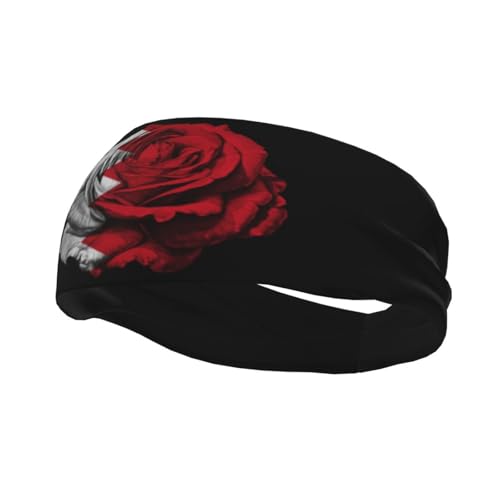 Headband Rose Bahrain Bahrainese Flag Sports Sweatbands