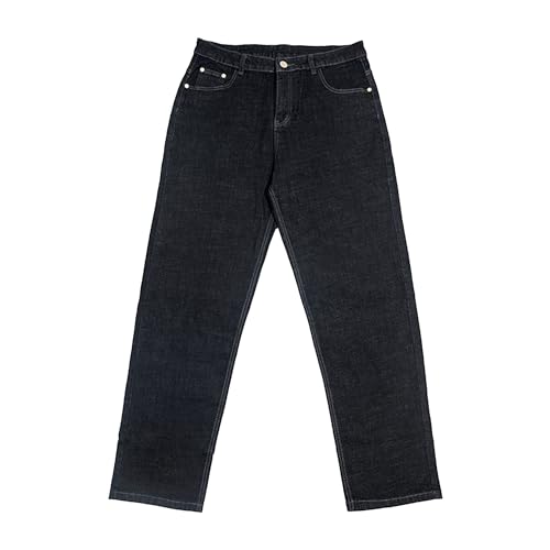 Pantalon loose jean stretch homme coupe droite casual