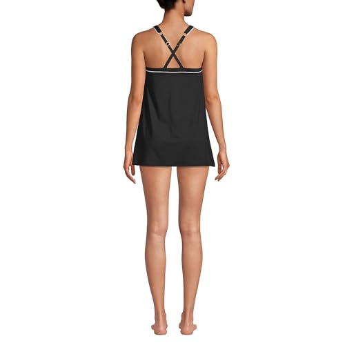 Lands' End Women's High Neck Swim Dress Swimsuit2